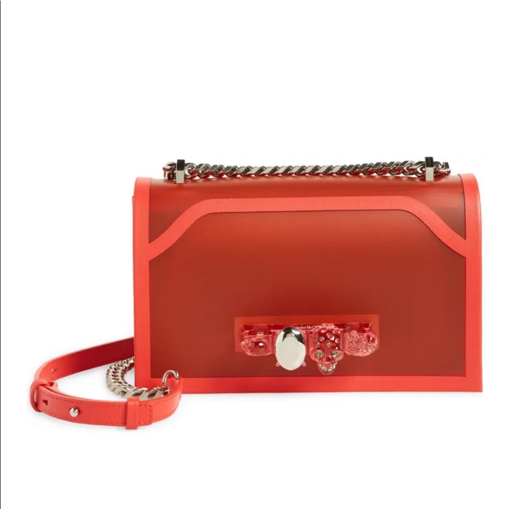 Alexander McQueen Jeweled PVC Shoulder Bag - Picture 14 of 15